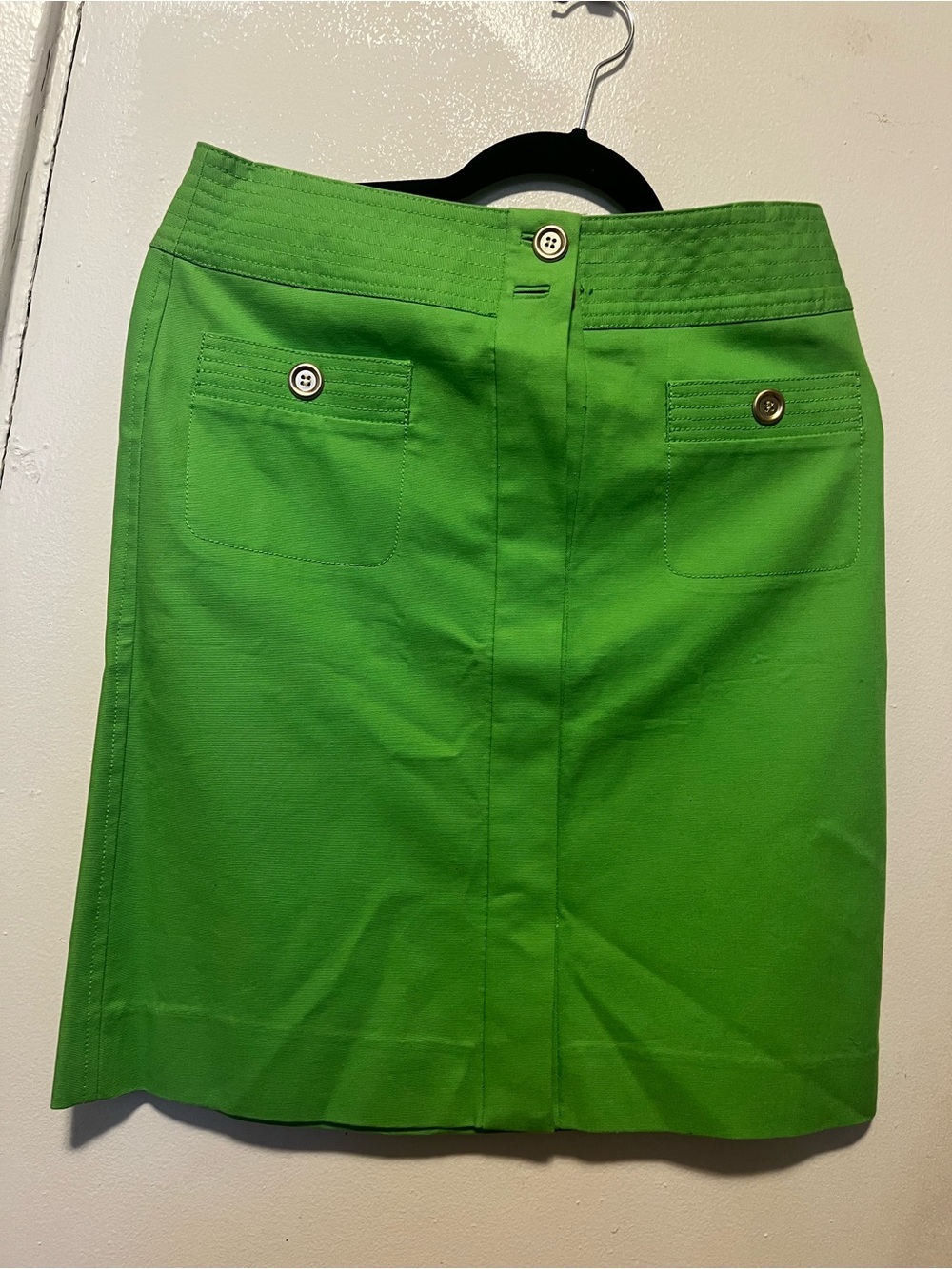 Talbots Vibrant Lime Green Skirt